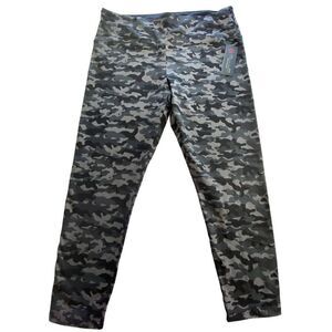 KHAKIS & CO WOMEN’S 3X Plus Suave Camo Leggings - GRAY MULTI PATTERN